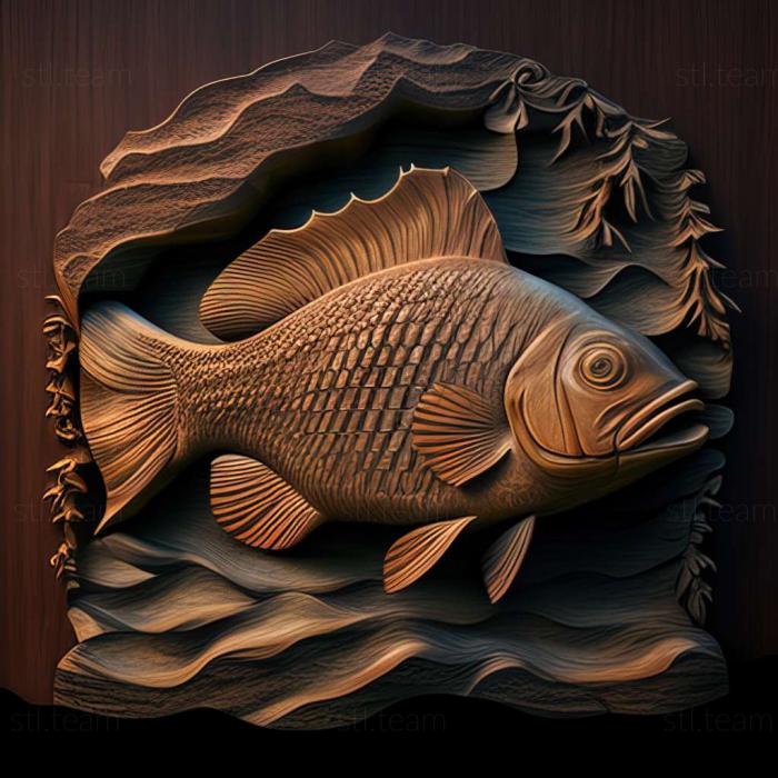 3D model Astatotilapia flaviijosephi (STL)